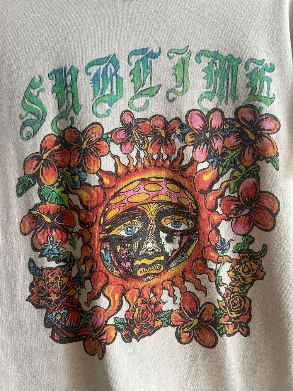 Sublime Sun Graphic Oversized Short Sleeve Band Tee UO Urban Outfitters Womens M - Picture 3 of 6